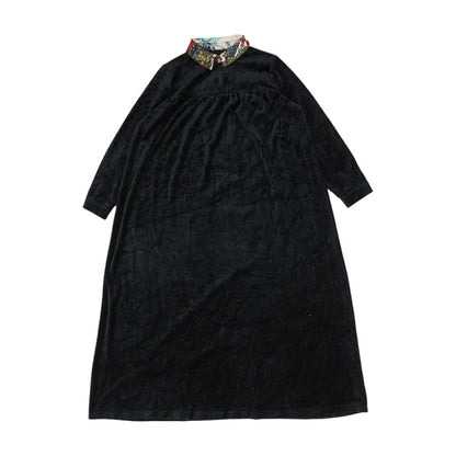 Black Solid Dress