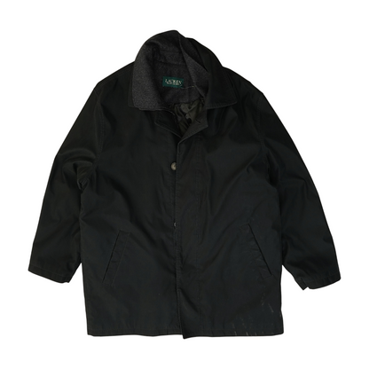 Black Short Solid Coat