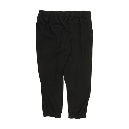 Black Solid Pants
