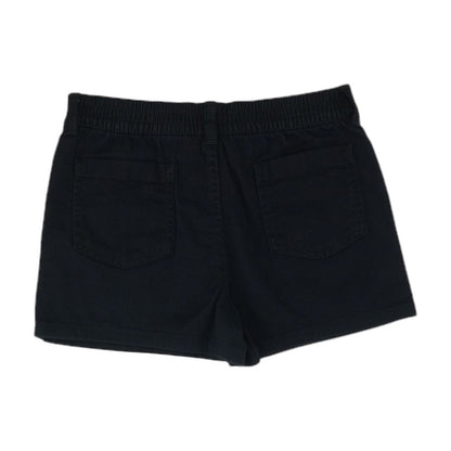 Black Solid Chino Shorts