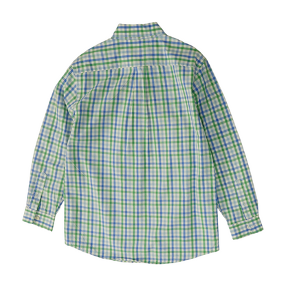 Multi Check Long Sleeve Button Down
