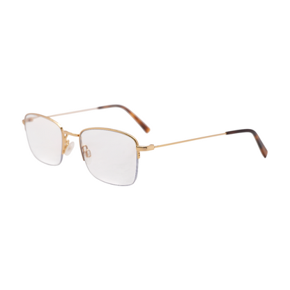 Gold Armando M Square Prescription Eyewear