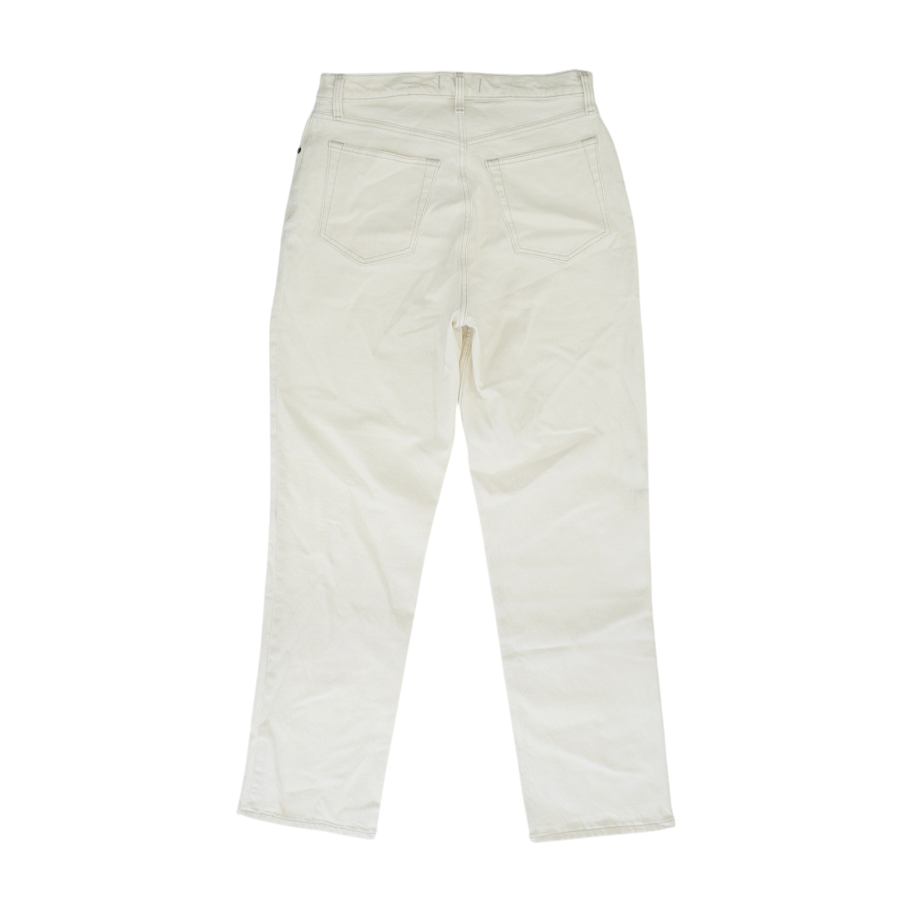 Cream Straight Jeans