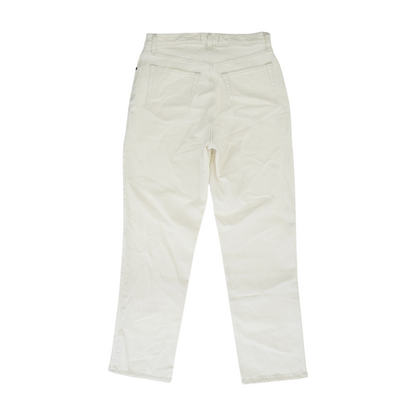 Cream Straight Jeans