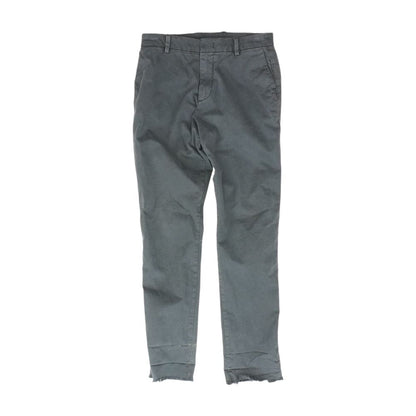 Gray Solid Pants