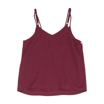 Purple Solid Sleeveless Blouse