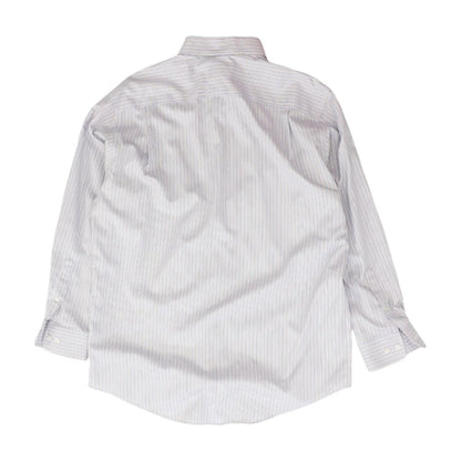 Blue Striped Long Sleeve Button Down