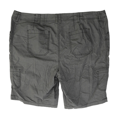 Gray Plus Solid Chino Shorts