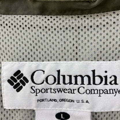 Vintage Gray Color Block Rain Jacket