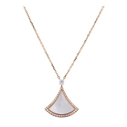 1/2 ctw 18K Rose Gold Diamond Pendant Necklace