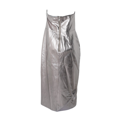 Silver Midi Dress