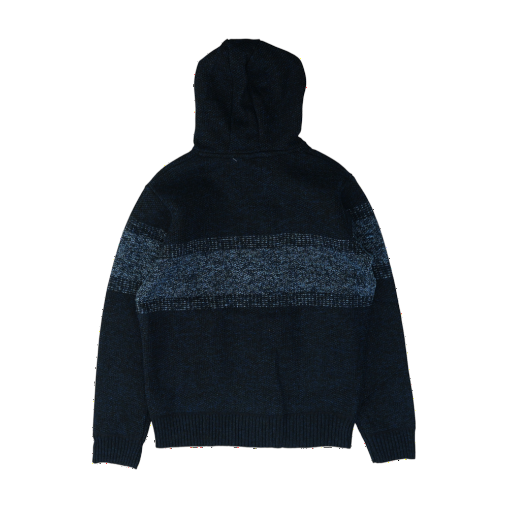 Bonded Navy Color Block Cardigan Sweater – Image 2