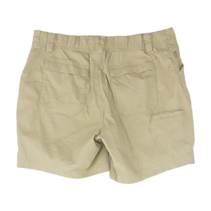 Khaki Solid Active Shorts
