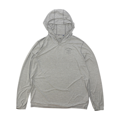 Gray Solid Hoodie Pullover
