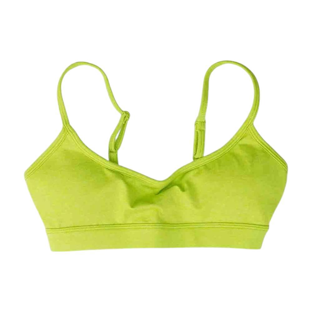 Neon Green Sports Bra