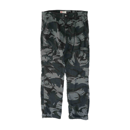 Gray Camo Relaxed Pants
