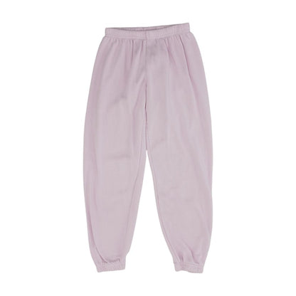 Pink Solid Joggers Pants