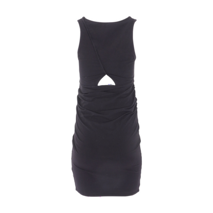 Black Maternity Midi Dress