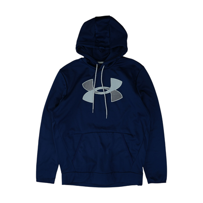 Navy Solid Hoodie Pullover