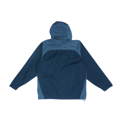 Gray Color Block Rain Jacket