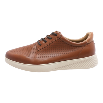 Brown Lace-Up Casual Shoes