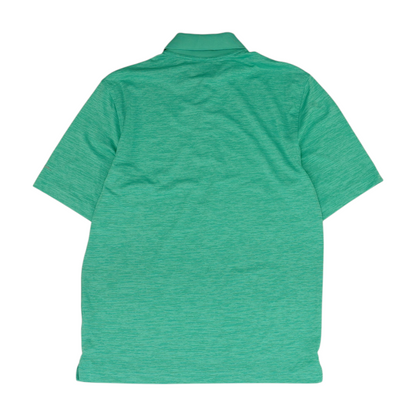 Green Solid Short Sleeve Polo