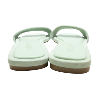 Green Flat Sandals