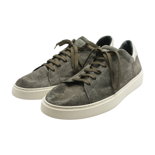 Gray Lace-Up Dress Shoes