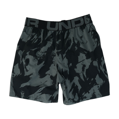 Gray Tie-Dye Active Shorts