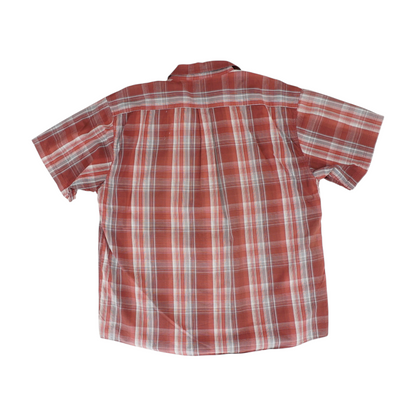 Red Plaid Long Sleeve Button Down