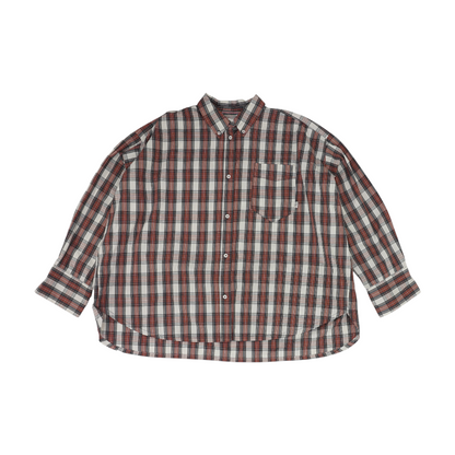 Red Plaid Button Down