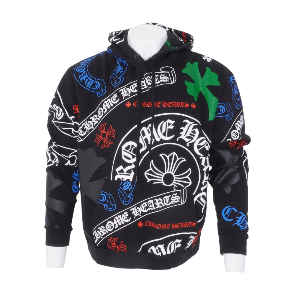 Black Stencil Hoodie