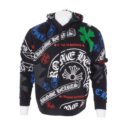 Black Stencil Hoodie