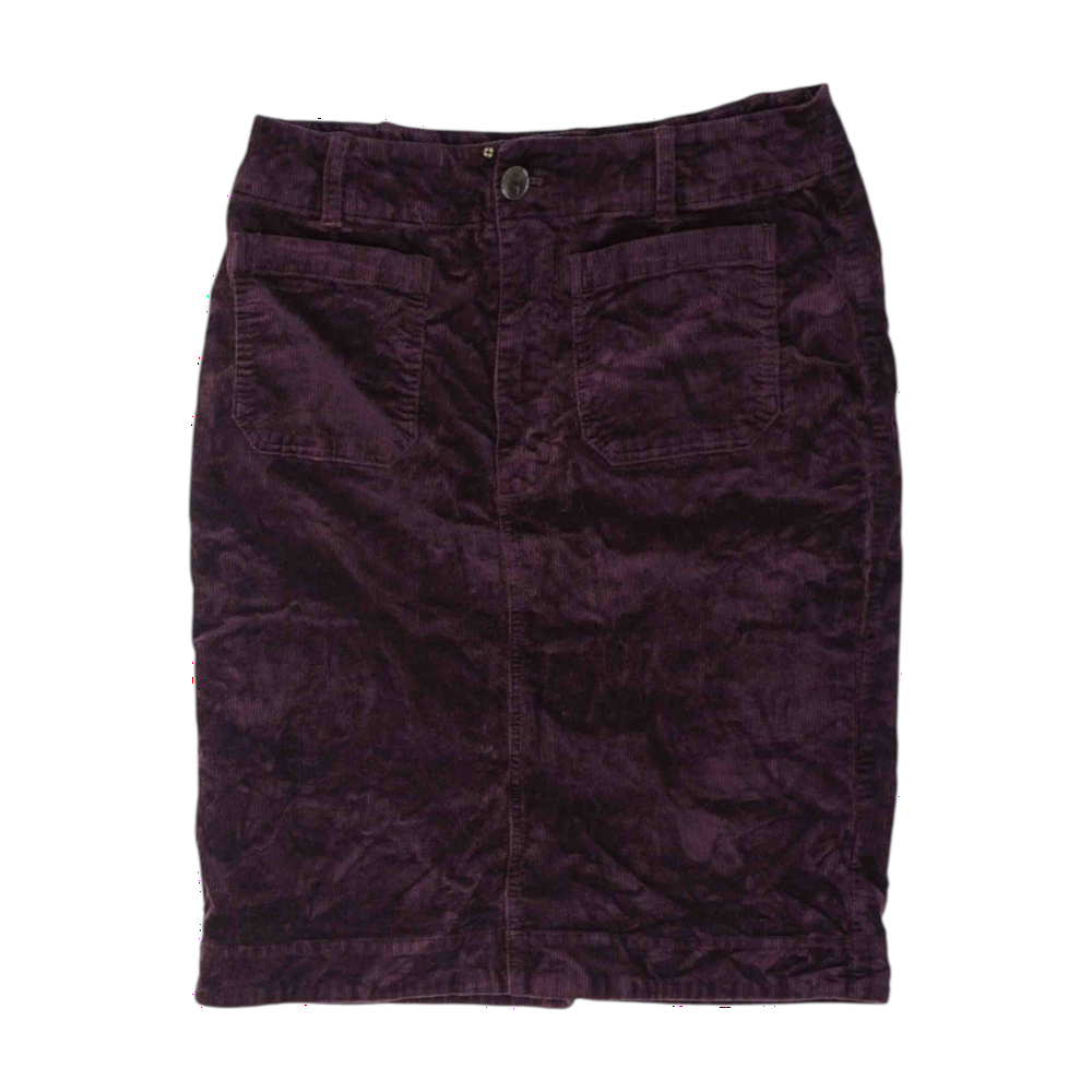 Burgundy Mini Skirt