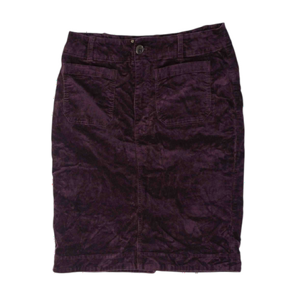 Burgundy Mini Skirt