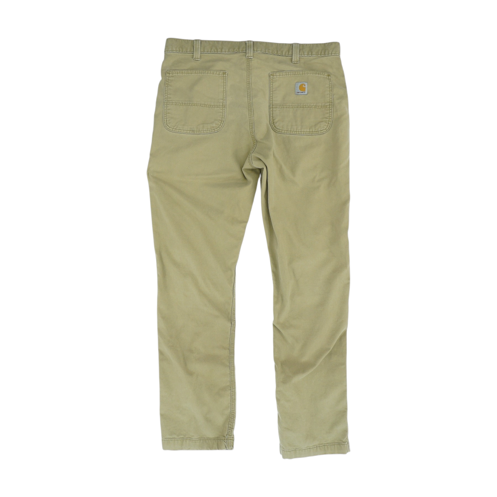 Beige Straight Pants