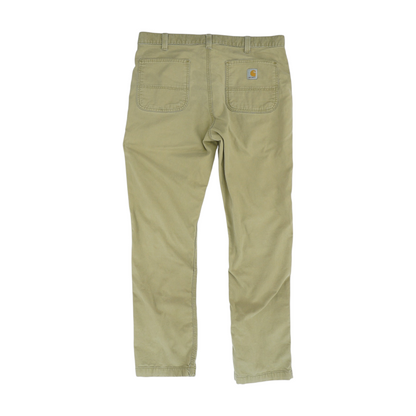 Beige Straight Pants