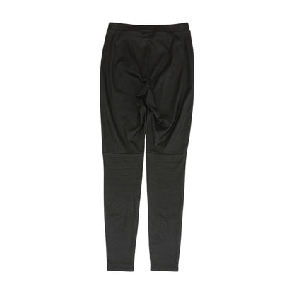 Black Solid Pants