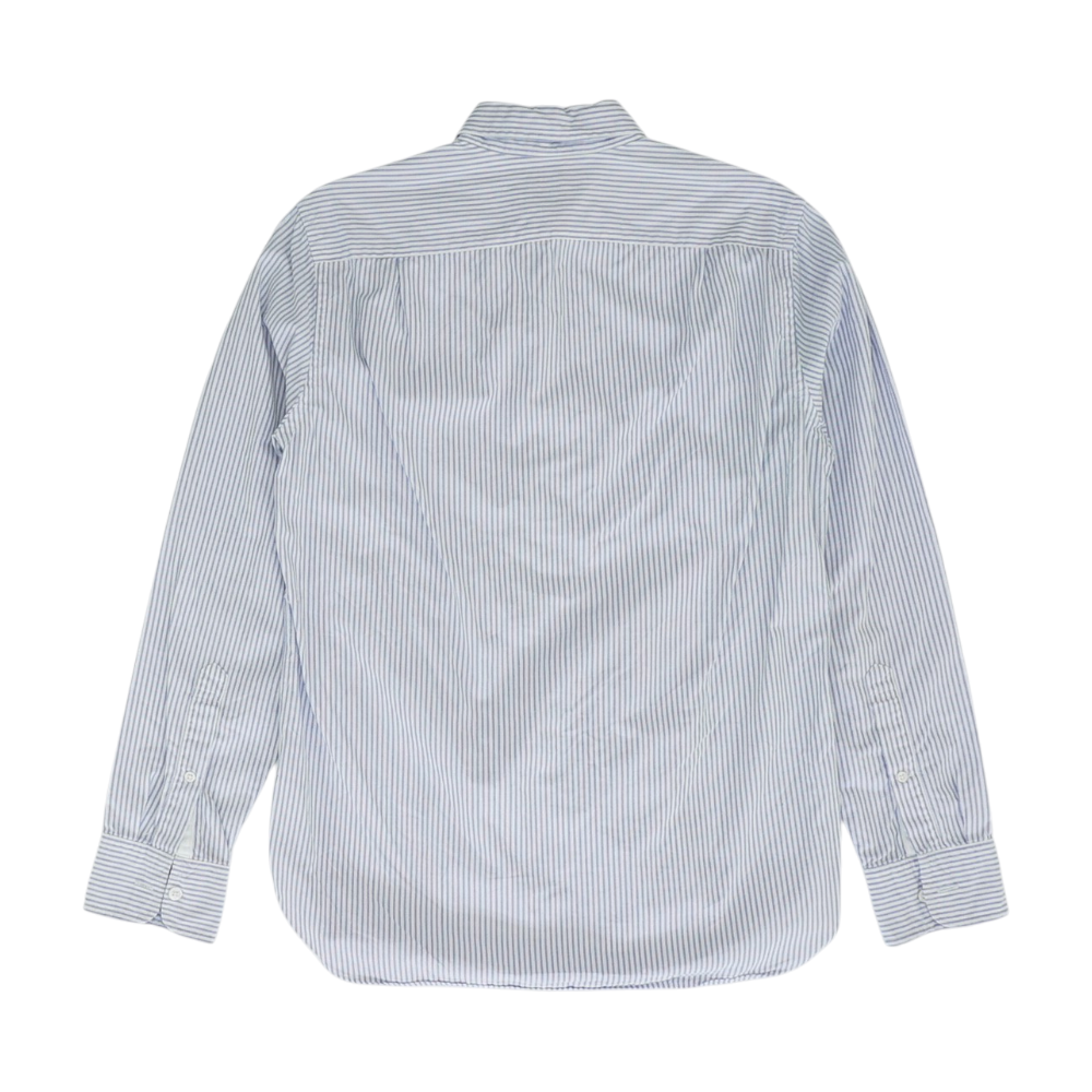 Blue Striped Long Sleeve Button Down