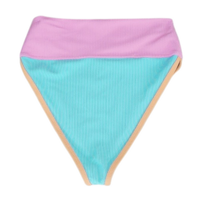 Blue Color Block Swim Bottom