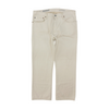 Beige Straight Jeans