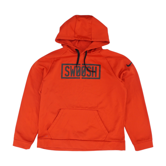 Red Solid Hoodie Pullover