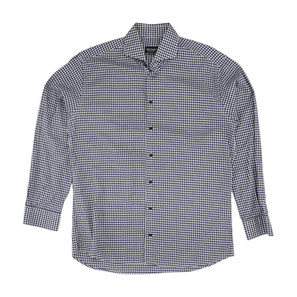 Blue Check Long Sleeve Button Down