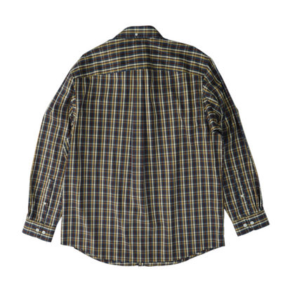 Multi Plaid Long Sleeve Button Down