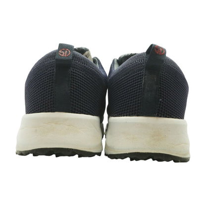 Navy Low Top Athletic Shoes
