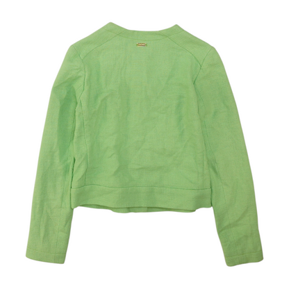 Green Solid Blazer