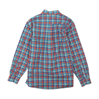 Multi Plaid Long Sleeve Button Down