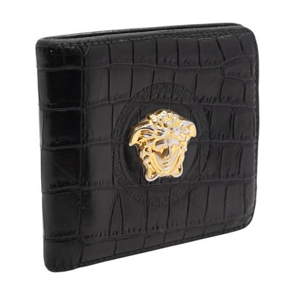 Black Medusa Bifold Wallet
