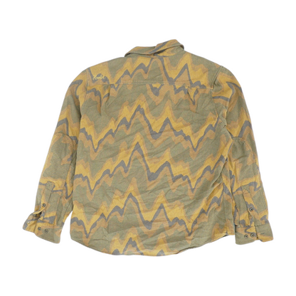 Multi Abstract Flannel Button Down