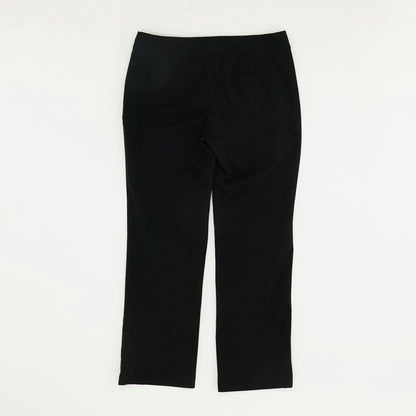 Black Solid Dress Pants
